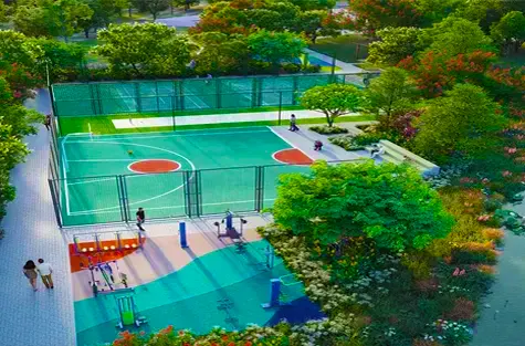 Multipurpose Court at Brigade Valencia Phase 2 - Hosur Road